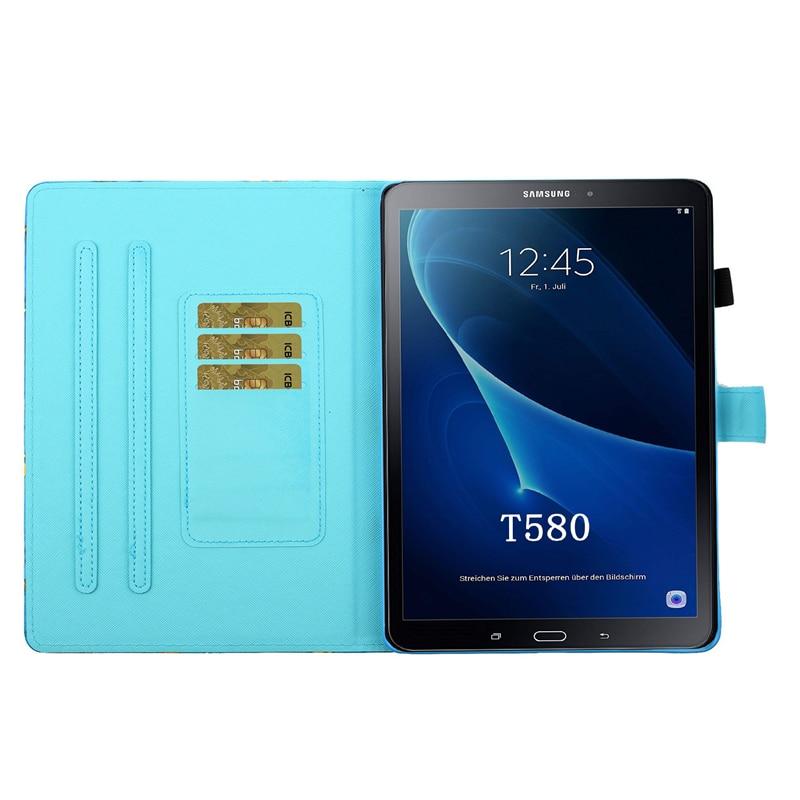 Bao da in hoạt hình cho Samsung Galaxy Tab A6 10.1 A 2016 SM-T580 SM-T585
