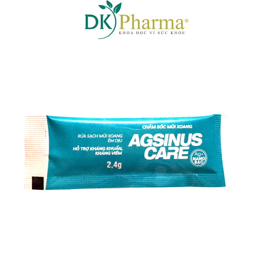 DUNG DỊCH VỆ SINH MŨI AGSINUS DKpharma hộp 30 gói