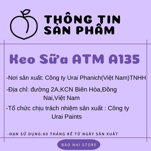 1Kg Keo sữa ATM/keo làm slime/keo dán tường/white glue