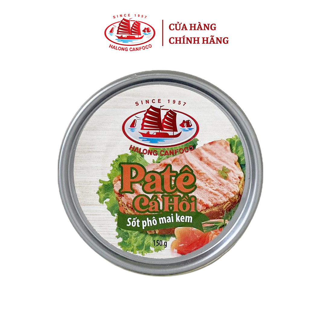 Pate cá hồi sốt phô mai kem Hạ Long - 150g [DATE T06/2024]