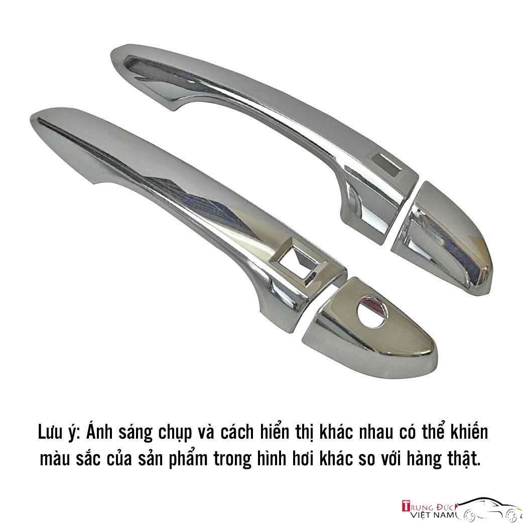 Ốp Tay Hõm Cửa Cho Dòng Xe HYUNDAI KONA Chất Liệu Nhựa ABS Mạ Crôm, Quà Tặng Khăn Lau Xe – Hàng Chính Hãng TDVN