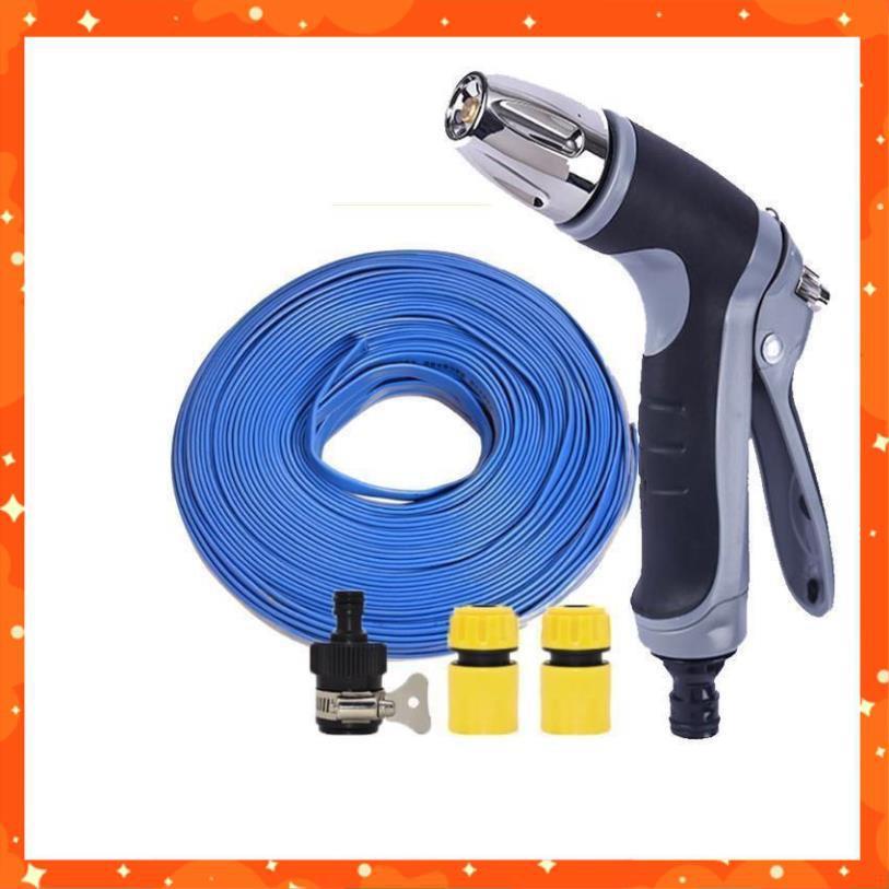 Bộ dây và vòi xịt rửa xe tưới cây tăng áp 7-10m  206817