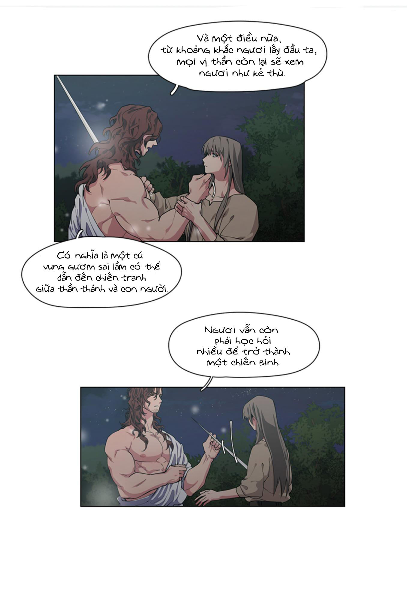 chiến binh và vị thần chapter 2 9