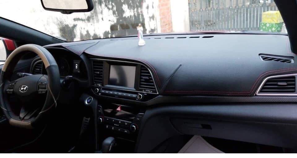Thảm da Taplo vân carbon Cao cấp dành cho xe Honda Civic 2016-2019