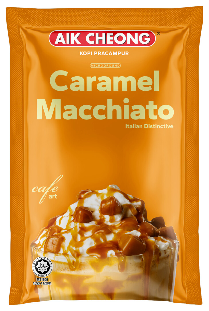  Cà Phê Caramel Macchiato Aik Cheong (12 Gói x 25g)- nhập khẩu từ Malaysia