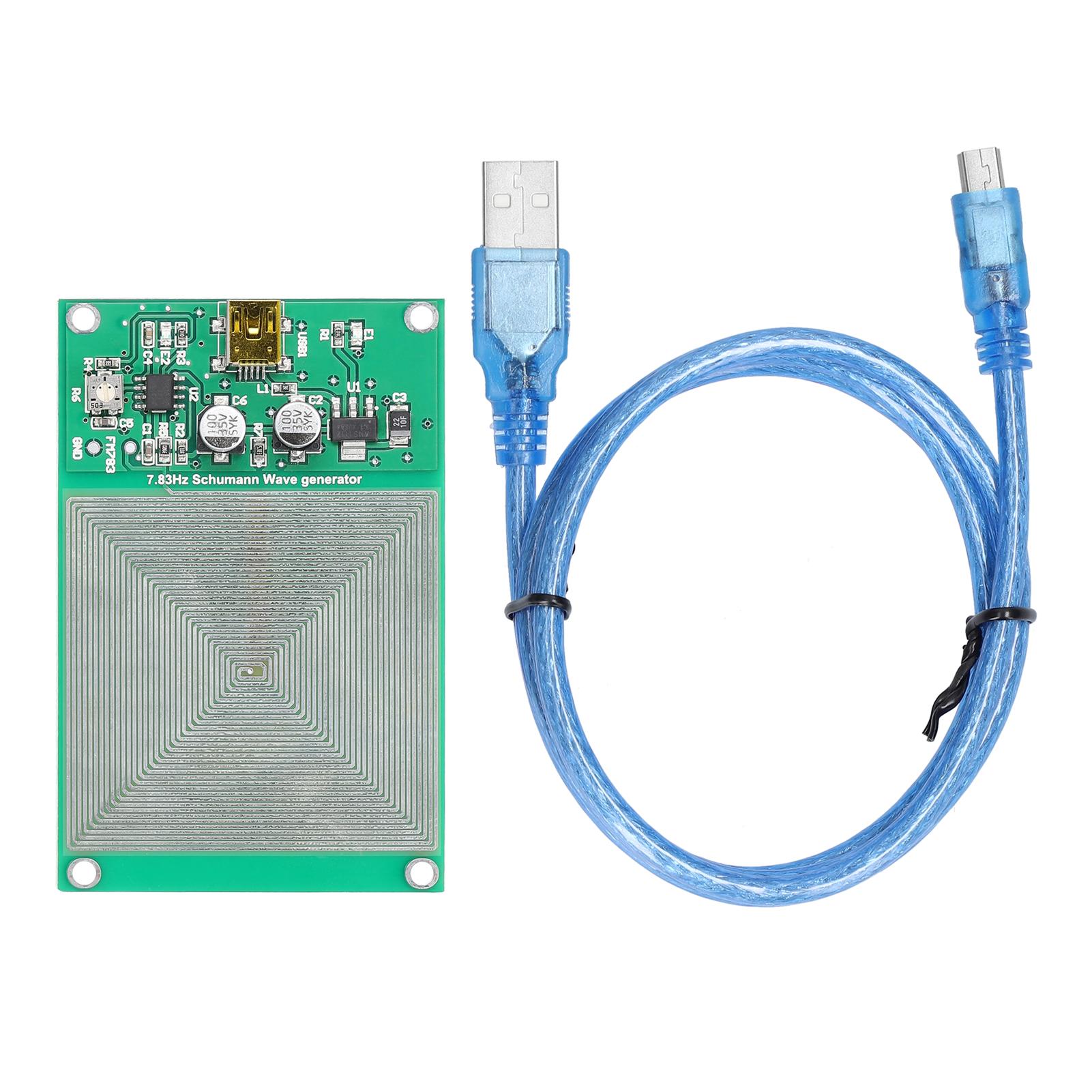 FM783 Schumann Generator Control Board Sound Improving Low Frequency Pulse Intelligentize Squarewave Generators Circuit Board Precise Frequency with USB Cable
