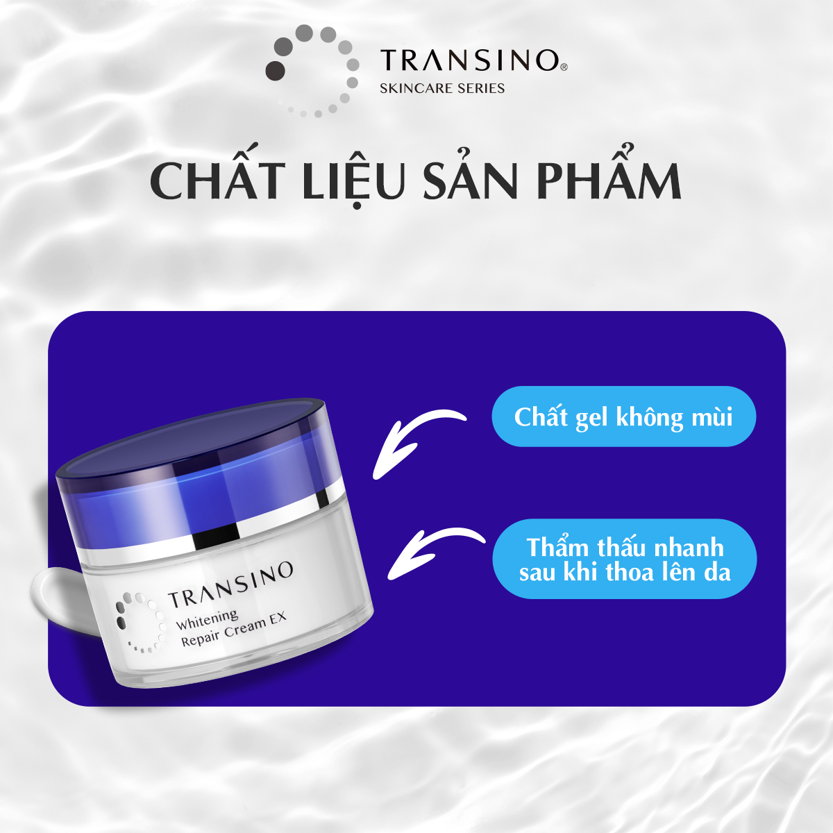 Kem đêm dưỡng trắng da trị nám TRANSINO Whitening Repair Cream EX