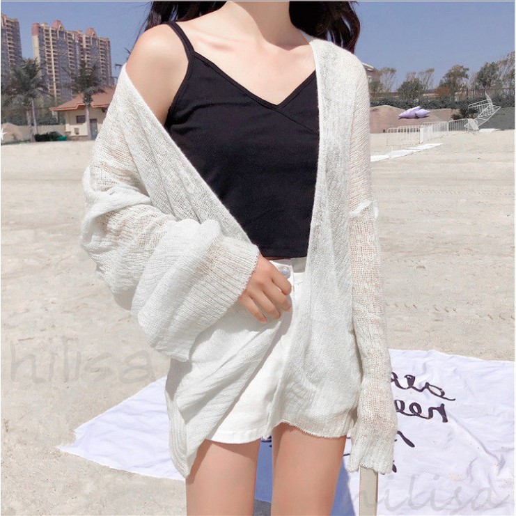 Áo khoác cardigan mỏng cho nữ