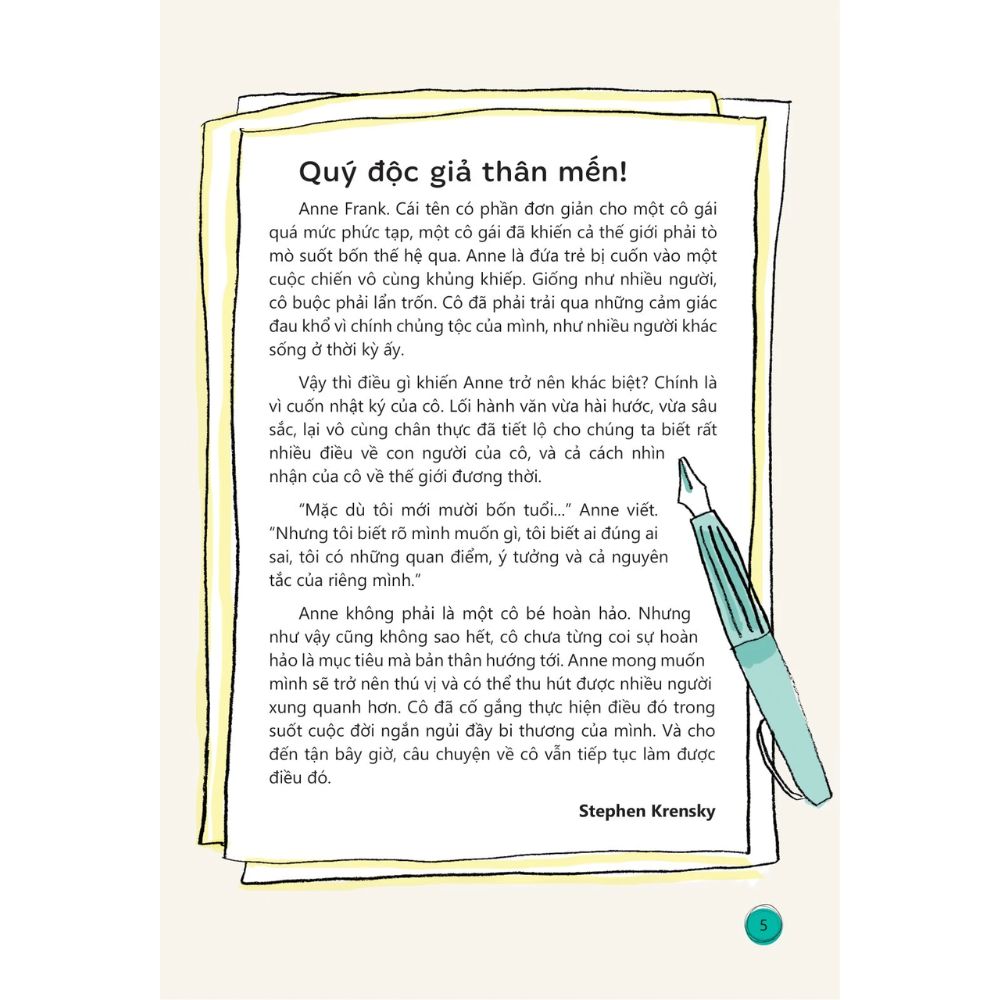 Truyện Kể Danh Nhân Truyền Cảm Hứng - Anne Frank