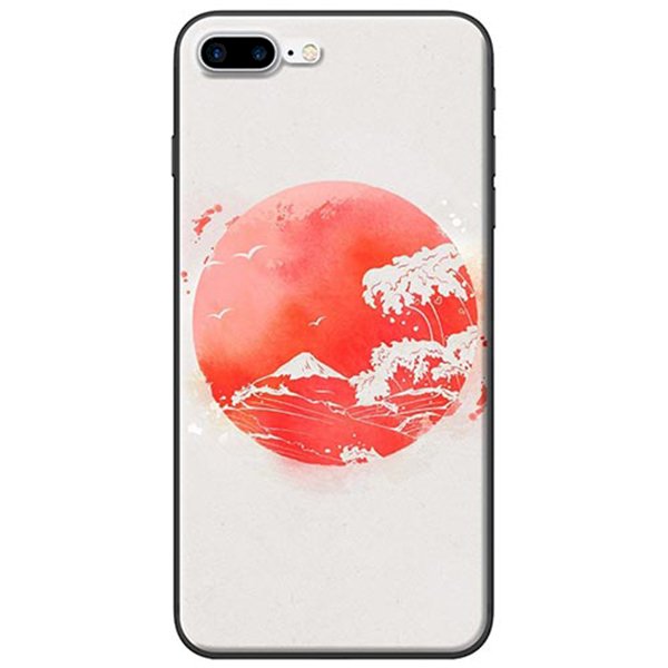 Ốp Lưng iPhone 7 Plus/ 8 Plus Mặt Trăng Đỏ