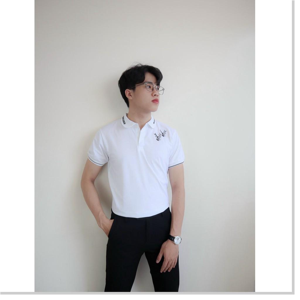 Áo thun cổ trụ ngắn tay đẳng cấp lịch lãm KME FASHION