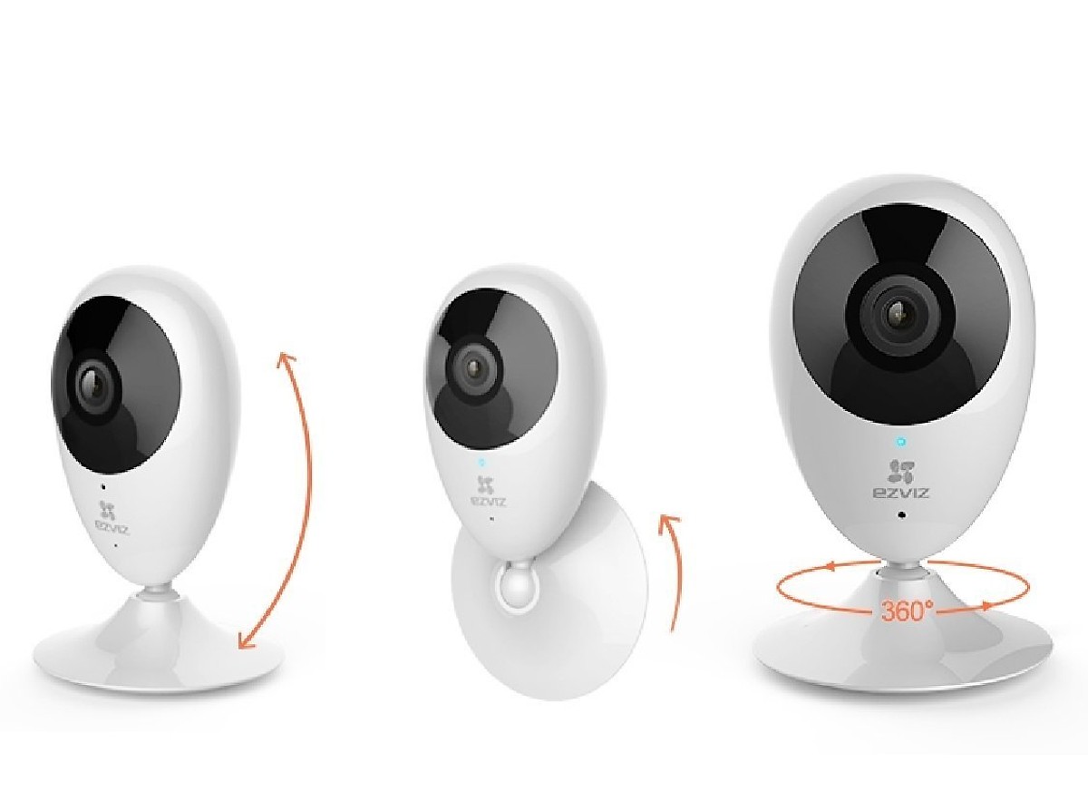 Camera Wifi kỹ thuật số EZVIZ CS-CV206 720P + Kèm thẻ nhớ 32GB Hikvision - Hàng Chính Hãng