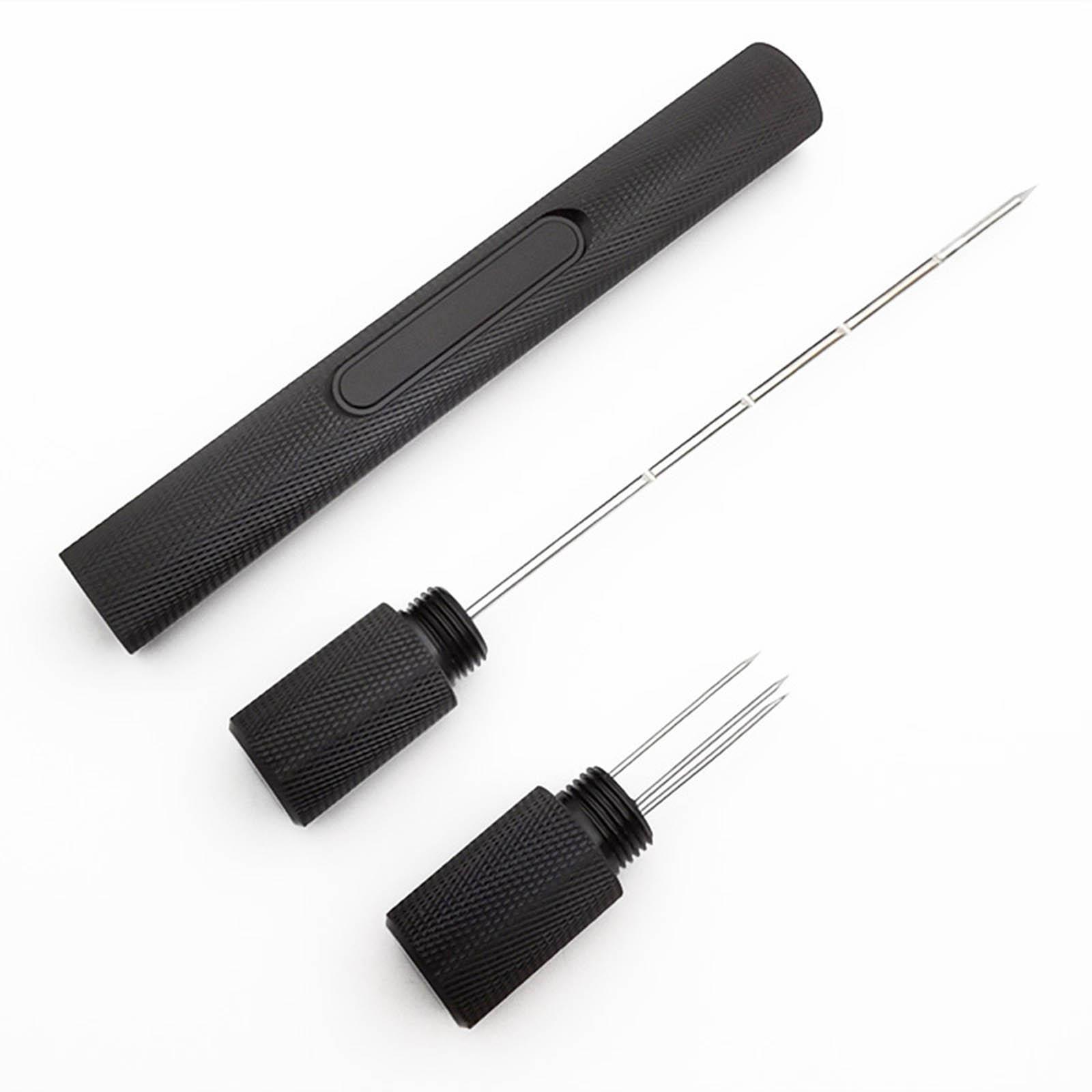 Portable Cigar Punch Enhancer Tool Cigar Cutter Puncher Stainless Steel Cigar Needle