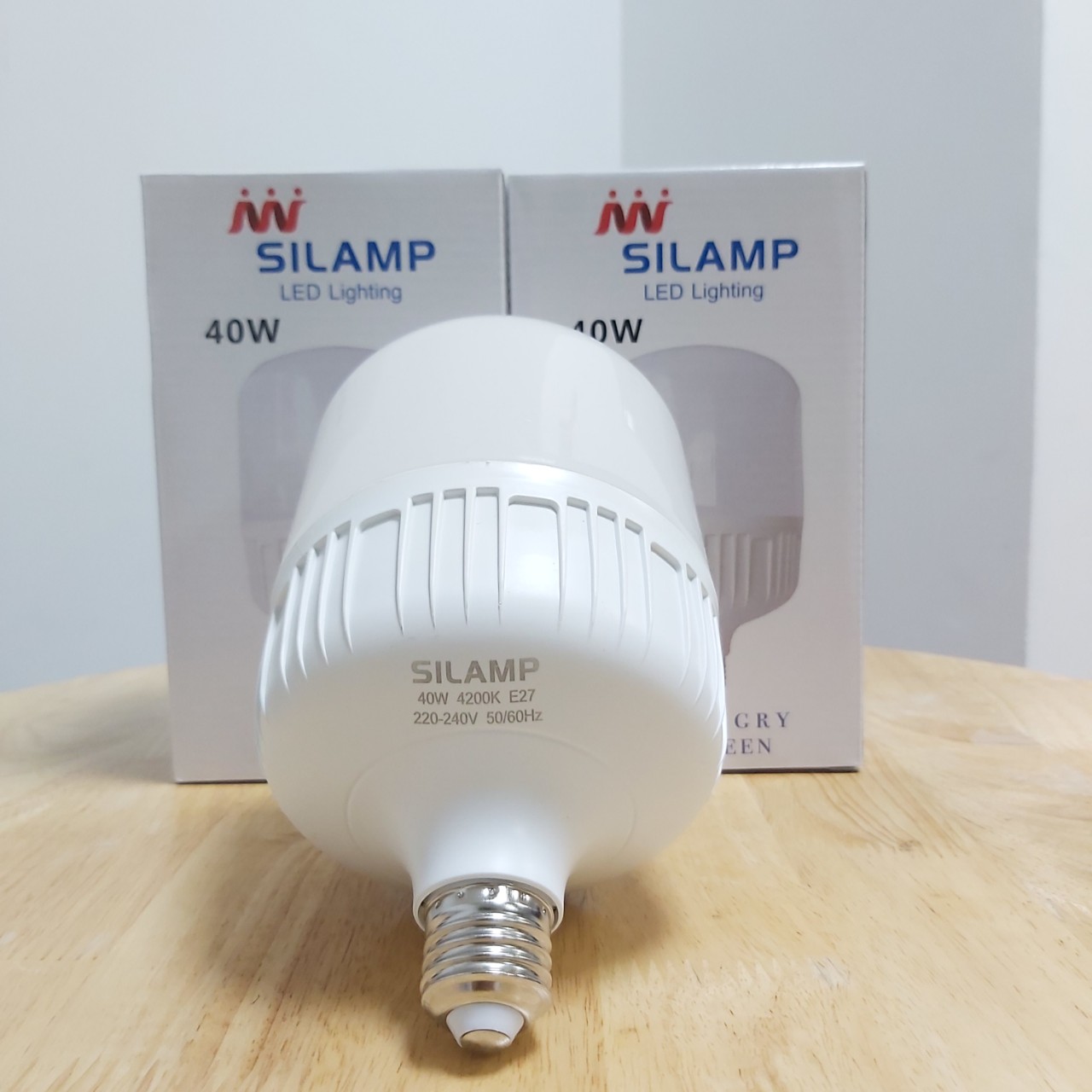 Combo Bóng đèn led búp trụ 40w ánh sáng trắng