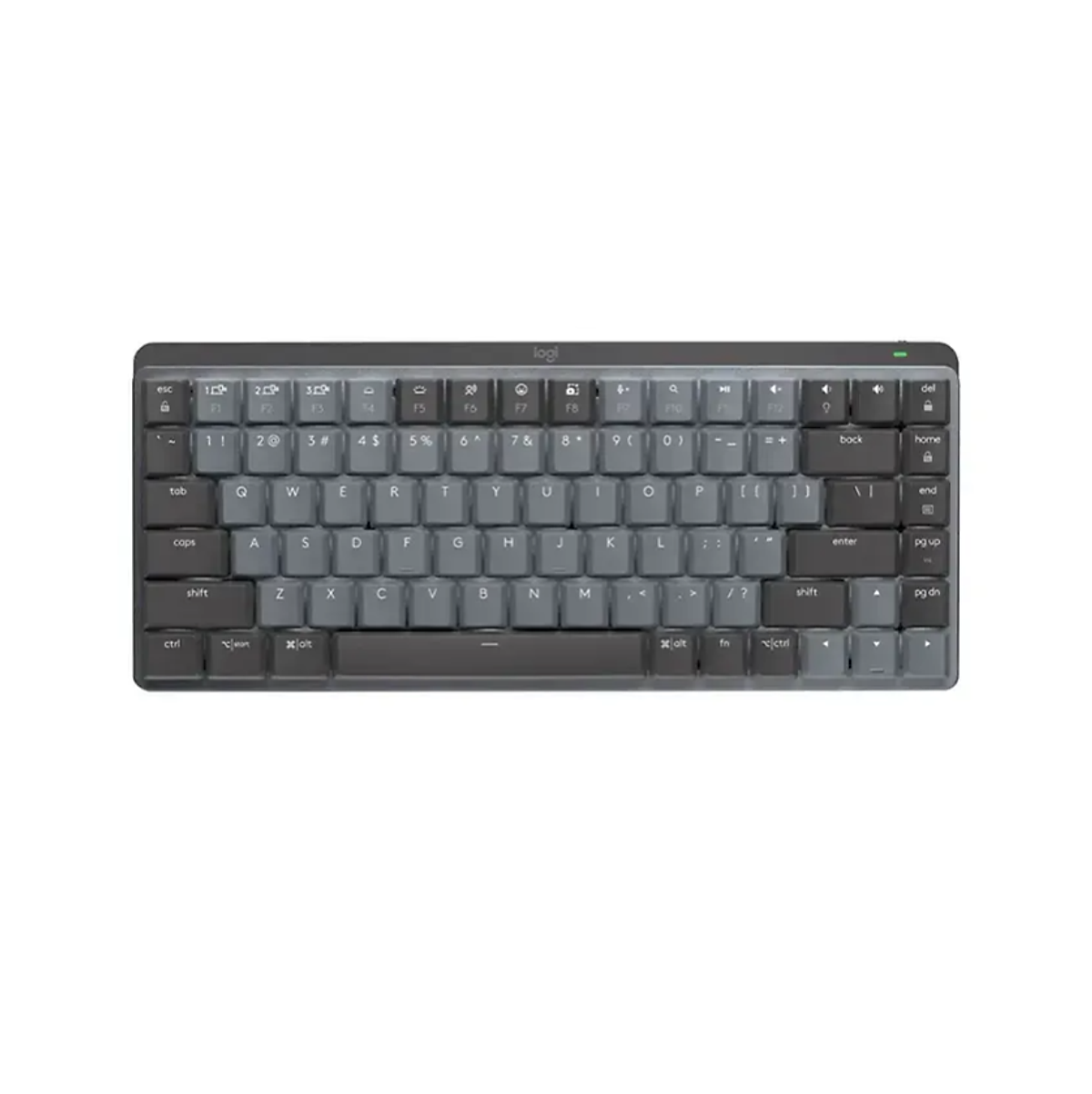 Bàn phím cơ không dây Logitech MX Mechanical Mini – Tactile yên tĩnh được chiếu sáng nền, Bluetooth, pin sạc USB-C, macOS| Windows -Hàng Chính Hãng