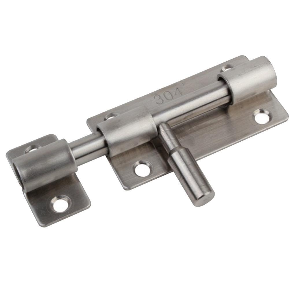 2X Door Window Latch Bolt Gate Lock Stainless Steel Door Hasp Latch Bolt