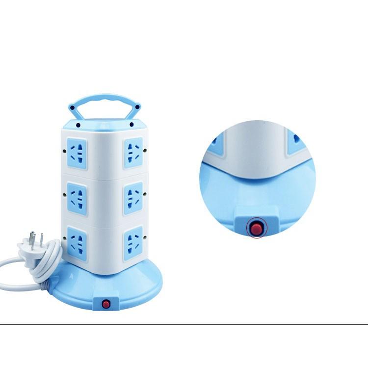 Ổ CẮM TRỤ 3 TẦNG ĐA NĂNG CÓ CỔNG SẠC USB DÂY 2M LÕI ĐỒNG SIÊU BỀN CHỊU NHIỆT CAO