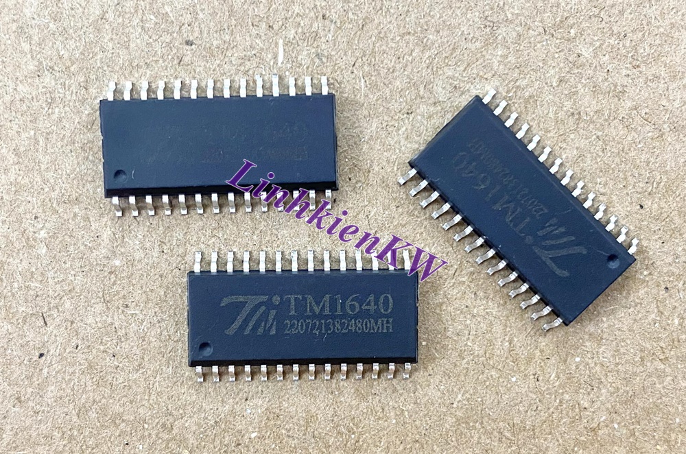 IC Điều khiển led TM1640 dán 28 chân mới chính gốc 100%