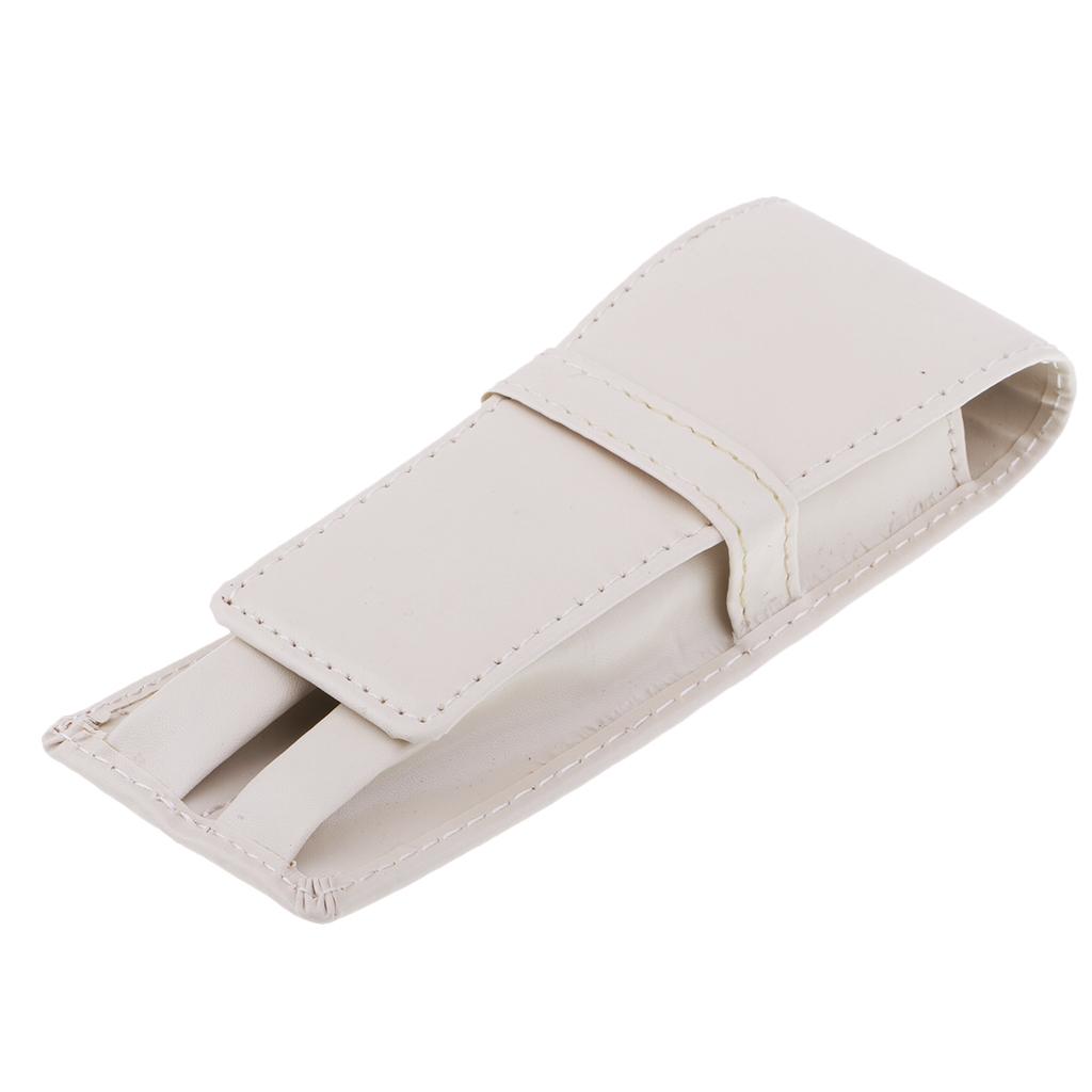 Pencil Case Leather Pouch Fountain Pen Holder for Pen Storage Pen Container Pen Pouch for 3 Pens