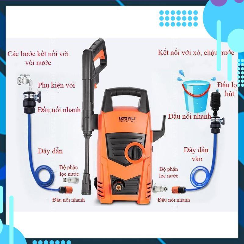 Bơm áp lực cao phun rửa oto xe hơi, xe máy 628 TL (Loại tốt)