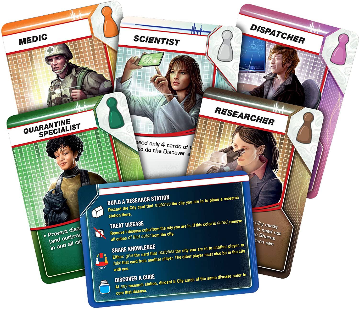 Trò Chơi Board Game Phối Hợp Pandemic - Đại Dịch Toàn Cầu Tiếng Anh Chuẩn Global