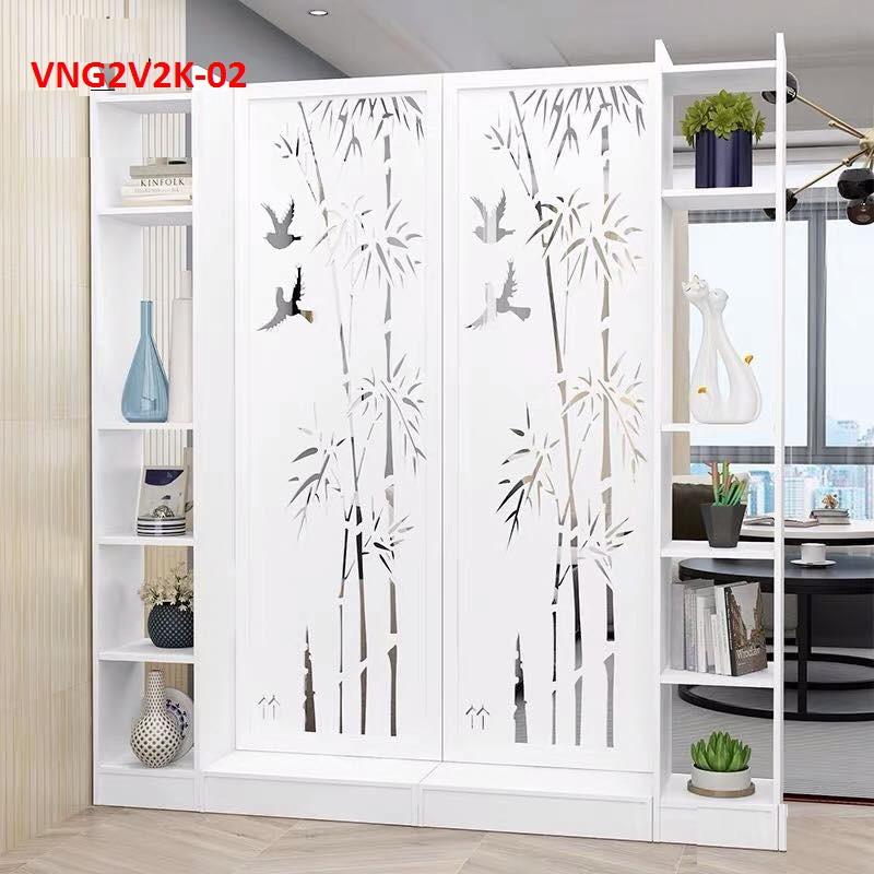 VÁCH NGĂN ĐÔI KẾT HỢP KỆ VNG2V2K-001