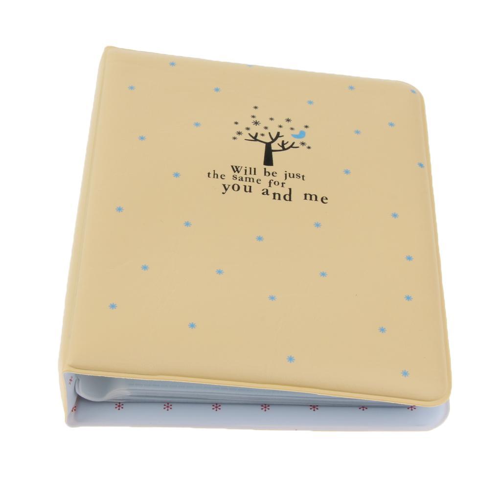 Compatible 64 Pockets Mini Photo Album for Fujifilm Instax Mini 8 8+ 9 25 26 50s 70 90 Film, Polaroid PIC-300 Z2300 Film