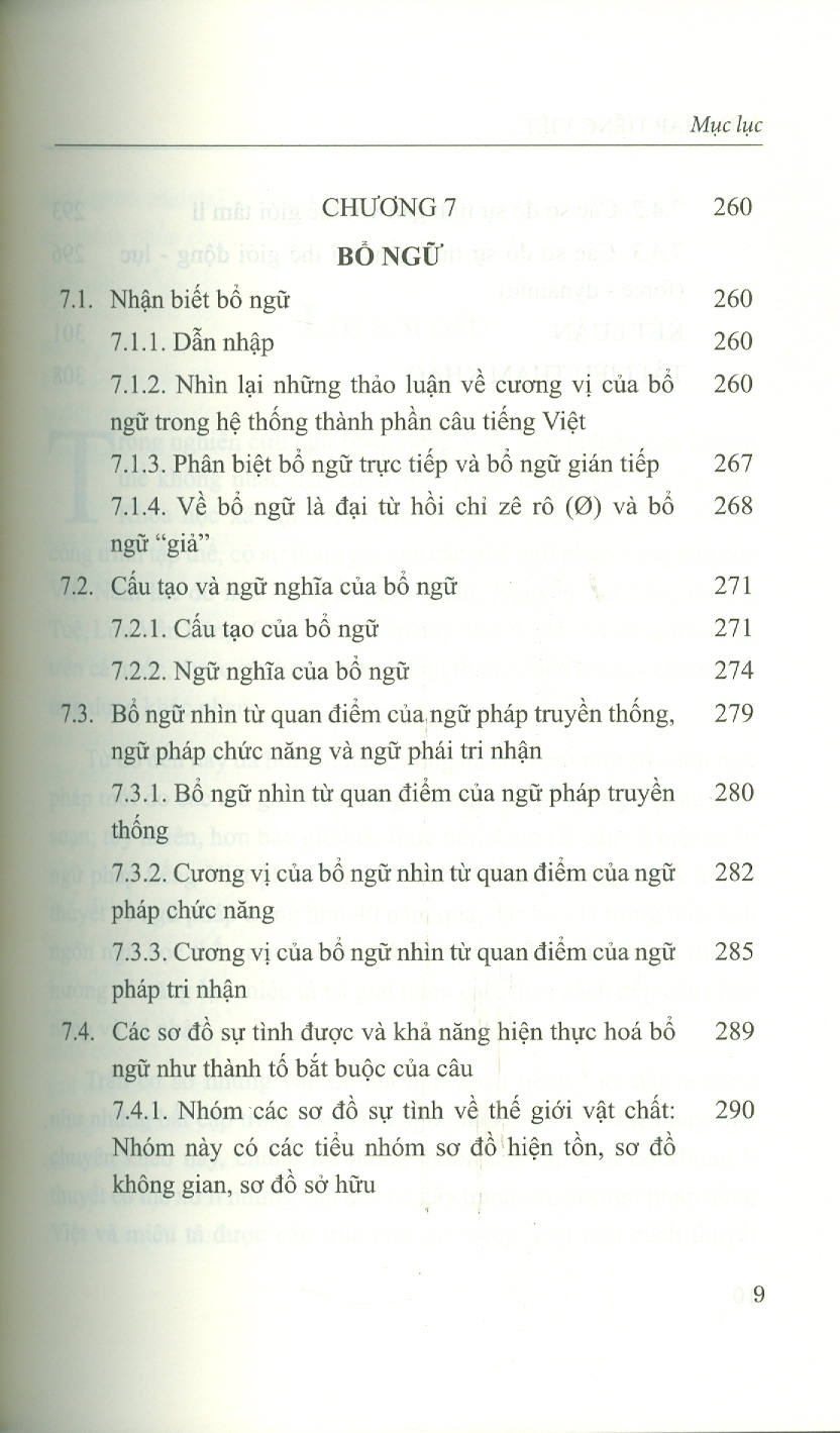 Cú Pháp Tiếng Việt - Các Thành Phần Chính Của Câu (Sách chuyên khảo)