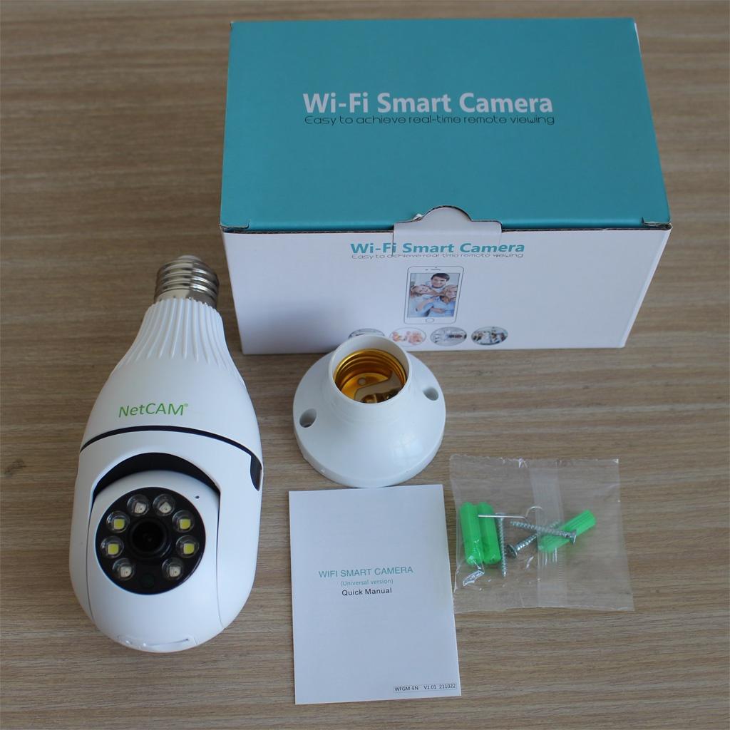 Camera IP WiFi Giám Sát An Ninh NetCAM BNA3.0, Quay quét 360 độ, Độ phân giải 3.0MP, Theo dõi hoạt động trên App ICSEE - Hàng chính hãng