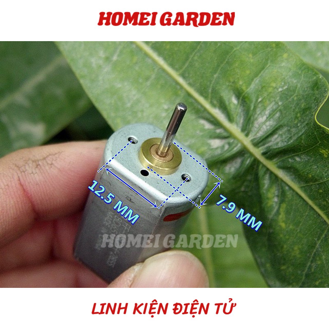 Motor 180PH 6V - 12V mô men xoắn cao tốc độ cao dùng trong máy cạo râu tông đơ cắt tóc - HM0100