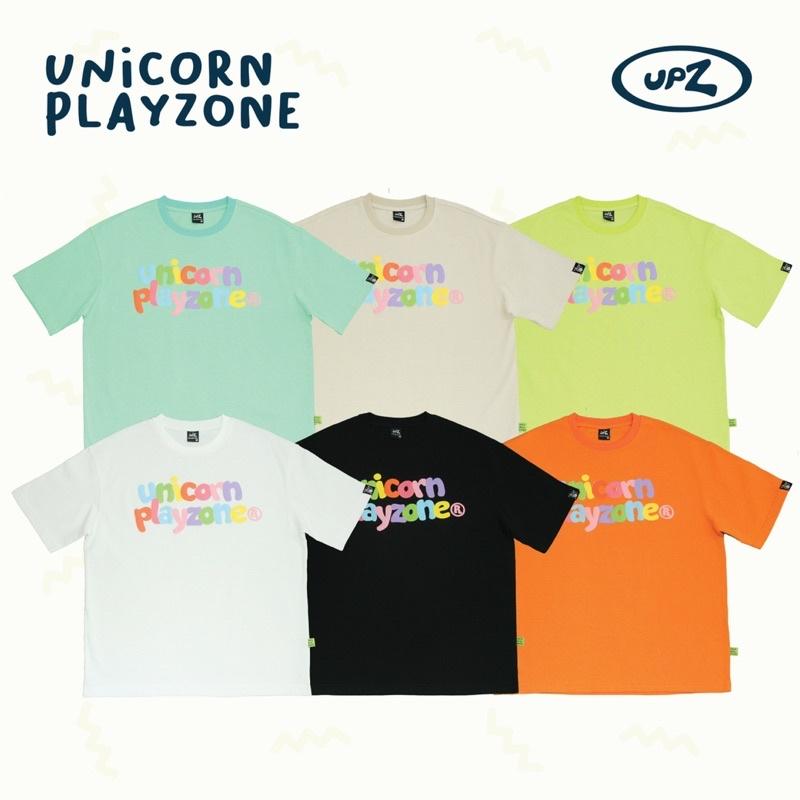 UPZ Áo Thun In Unicorn Play Zone Bảy Màu