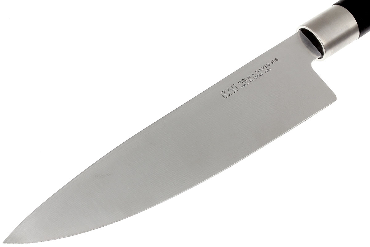 Dao Chef KAI Wasabi Black - 20cm - Hàng chính hãng