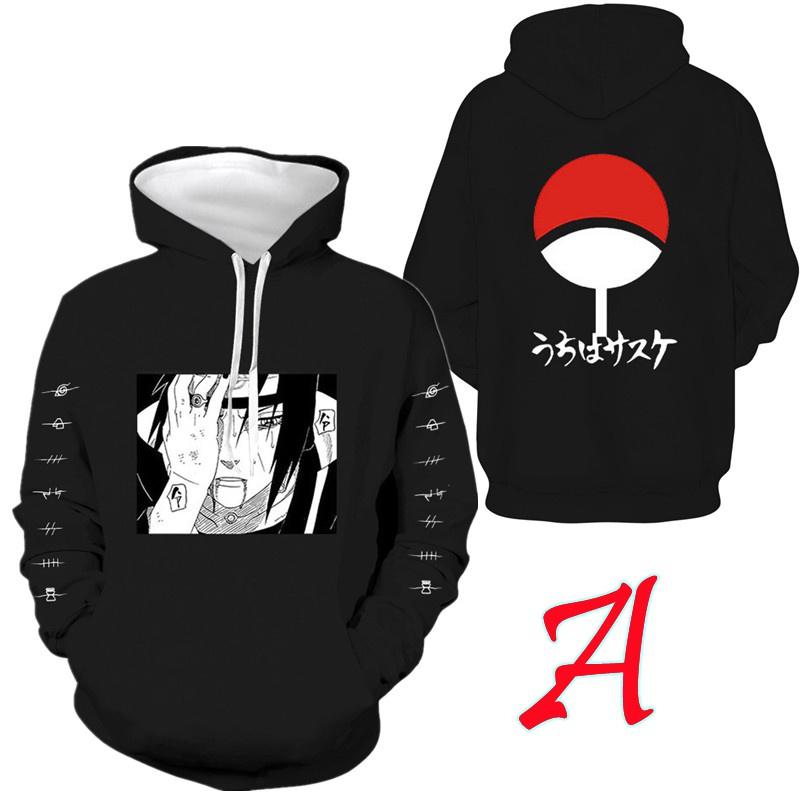 BST Áo hoodie Naruto in hình nhân vật uchiha - itachi Akatsuki mẫu đẹp