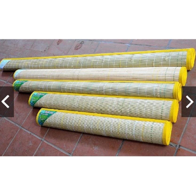 Chiếu trúc cao cấp hình rẻ quạt Tây bắc,chiếu tăm trúc màu tự nhiên rộng 1m2 x dài 1m9