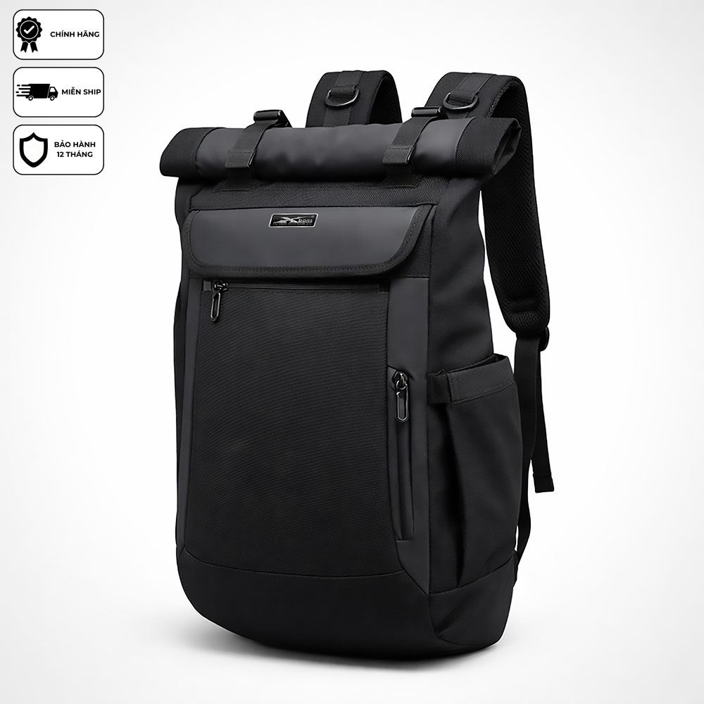 Balo Du Lịch Thời Trang Xbags Dark Bear XB 1202 Nắp Cuộn Chống Nước Dung Tích Lớn Đa Năng Nam Nữ Cao Cấp!