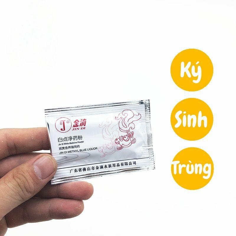 Jindi gói trắng trị ký sinh trùng cho cá cảnh