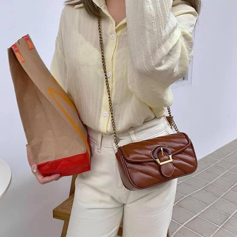 Túi da đeo chéo chất Pu mềm