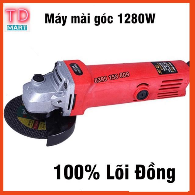 Máy mài góc - máy cắt cầm tay giá rẻ Công Suất 1280W - lõi đồng 100% tặng đá cắt