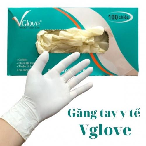 Găng tay y tế Vglove hộp 100 cái