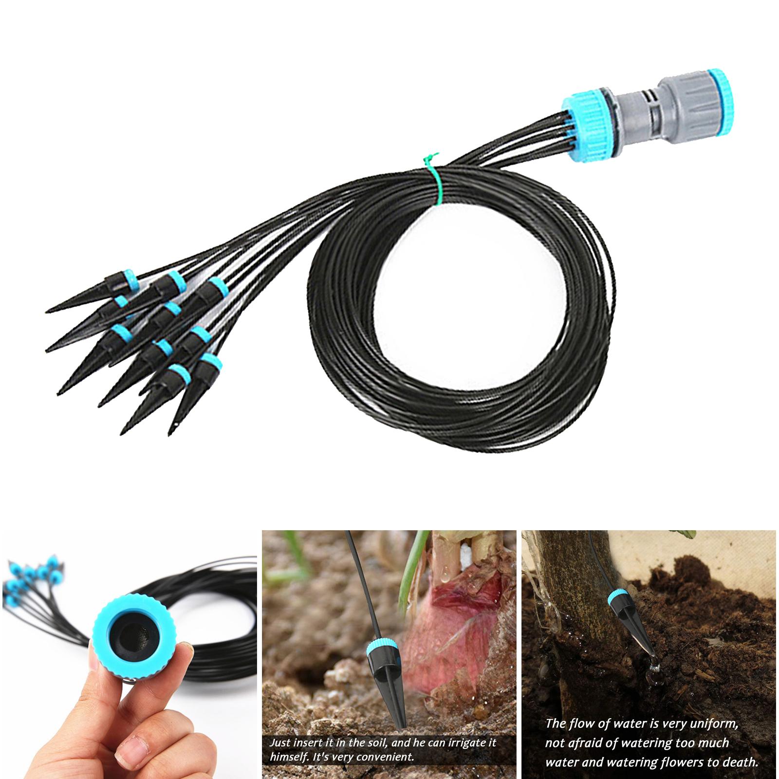 Drip Irrigation Kit Garden Irrigation System with 10 Nozzle Plant Garden Watering Drip Automatic Garden Watering System Kit