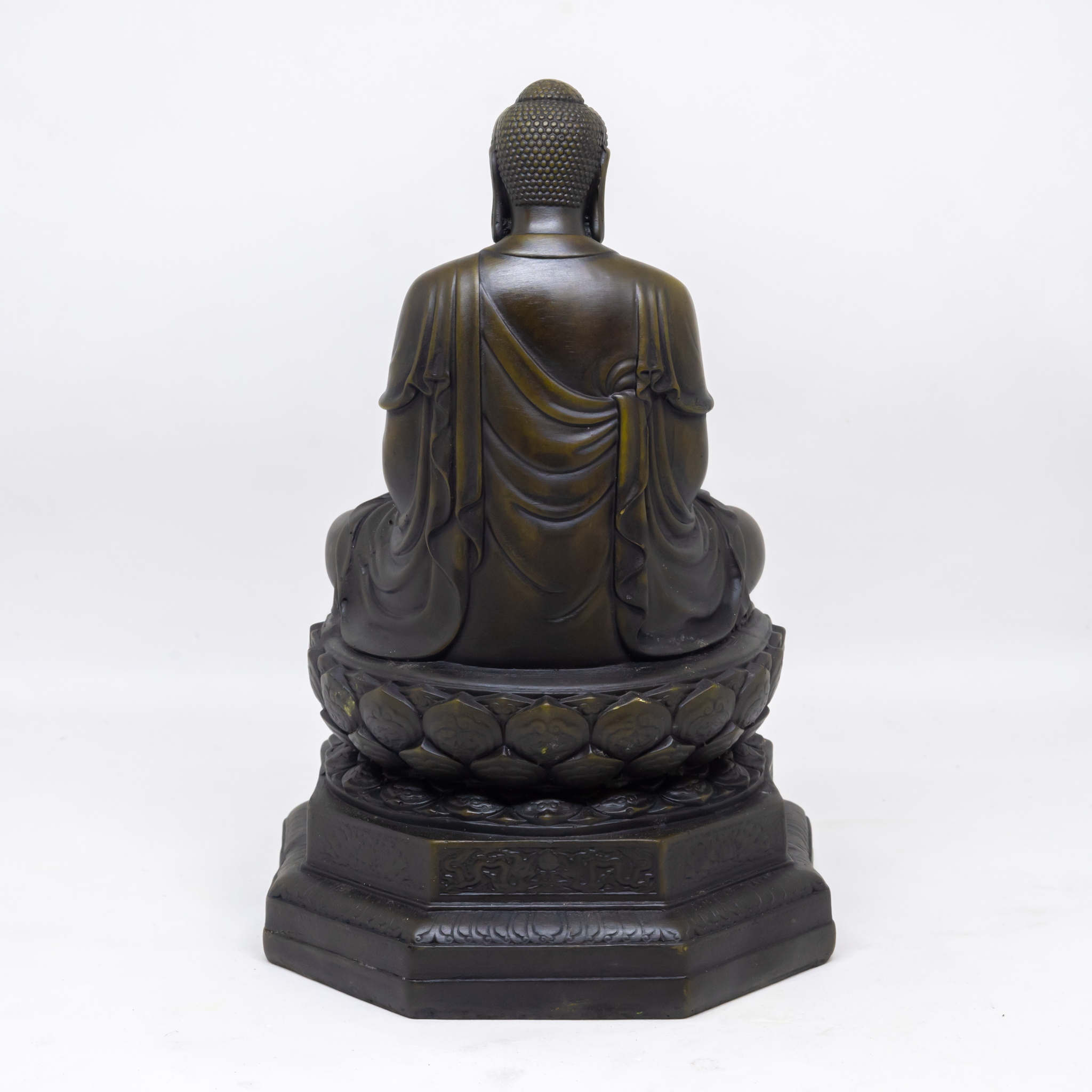Tượng Phật Thích Ca Mâu Ni ngồi thiền tòa sen bằng đá cao 30cm
