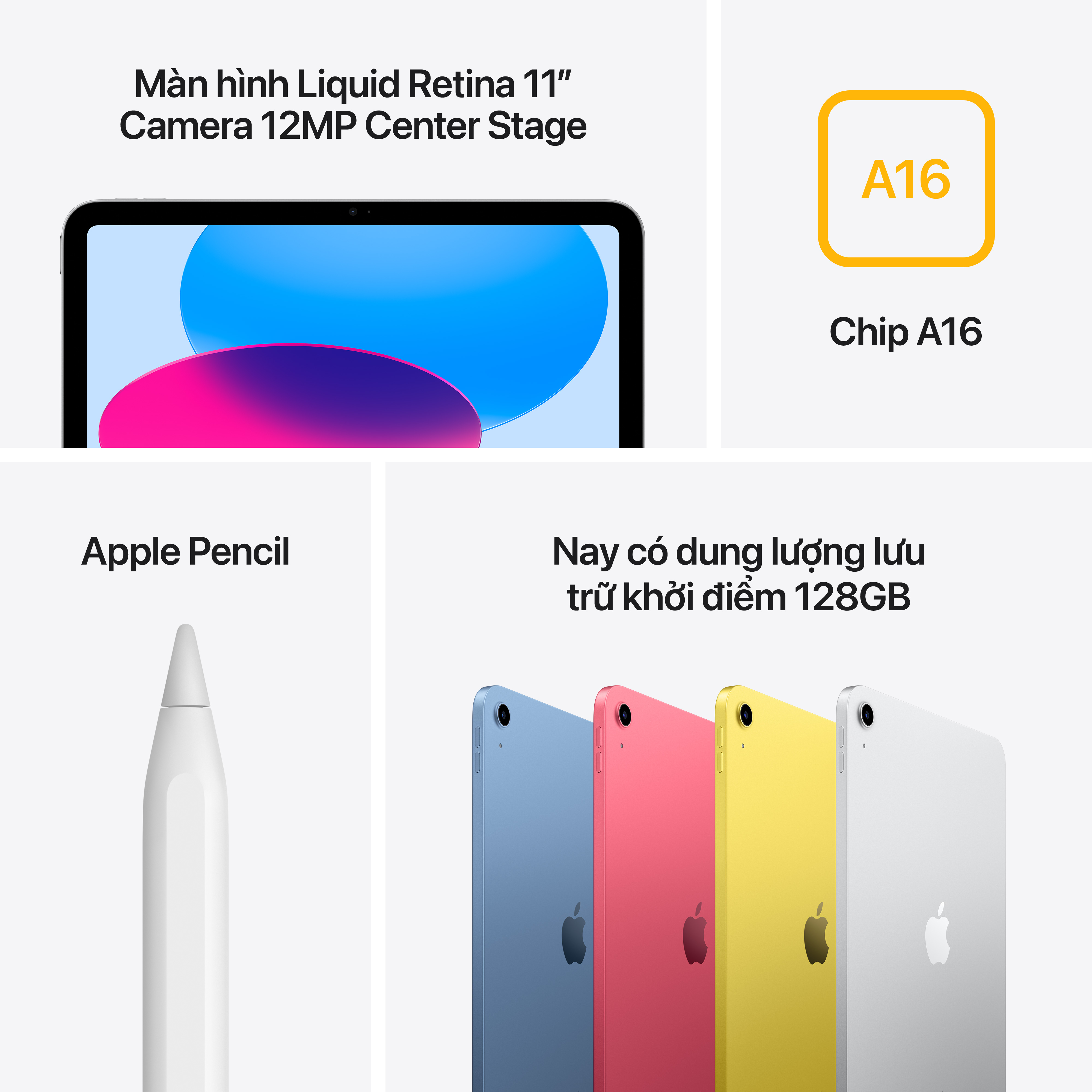 Máy tính bảng iPad Gen 11 (A16) WiFi
