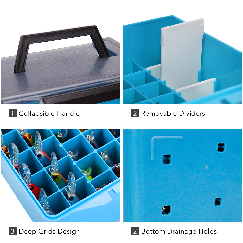 Hộp Đựng Phụ Kiện Câu Cá Bằng Nhựa PVC
