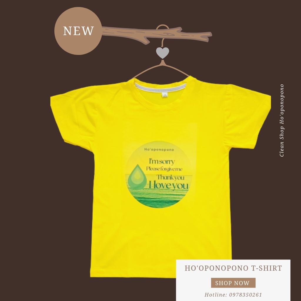 Áo thun Ho'oponopono T-Shirt, Áo phông UNISEX Cotton oversize form rộng Ceeport/Aloha/Thank you/I love you