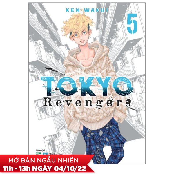 Tokyo Revengers - Tập 5 - Bản Thường - Bìa 2 Mặt - Không Box