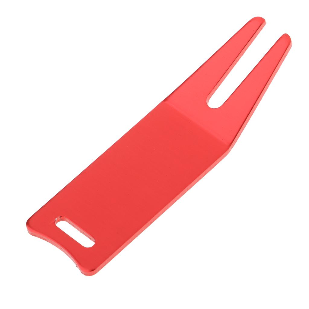 Alloy Golf Divot Repair Tool Fork Prongs for Putting Green Pitch Lawn Maintaining Fixing
