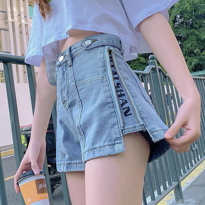 Quần short jean nữ ngắn quần short ngắn thời trang cá tính