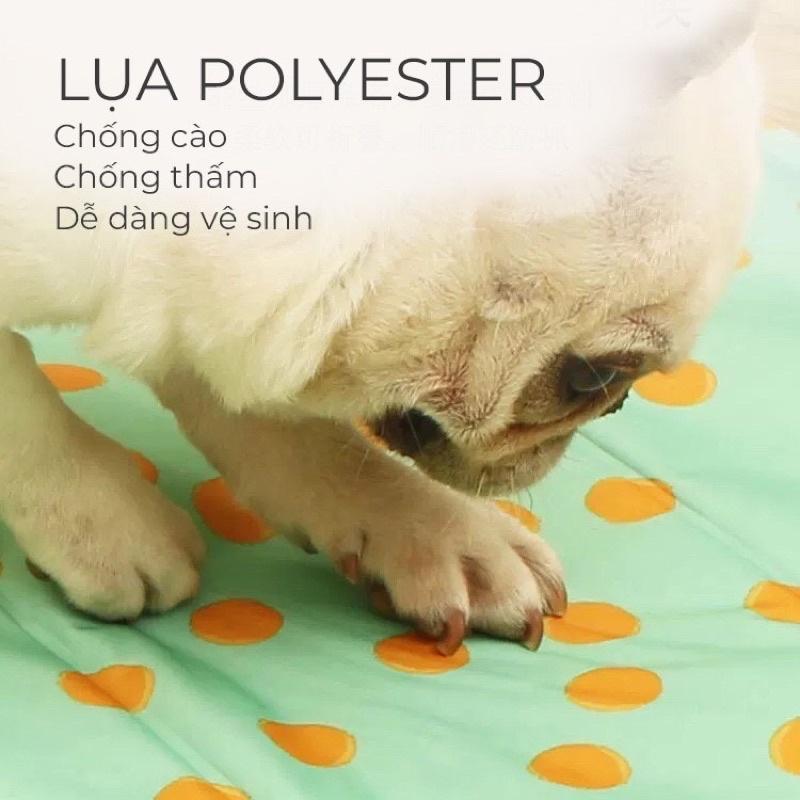 Thảm mát cho chó mèo – Đệm gel lạnh chống nóng cho chó mèo dễ làm sạch