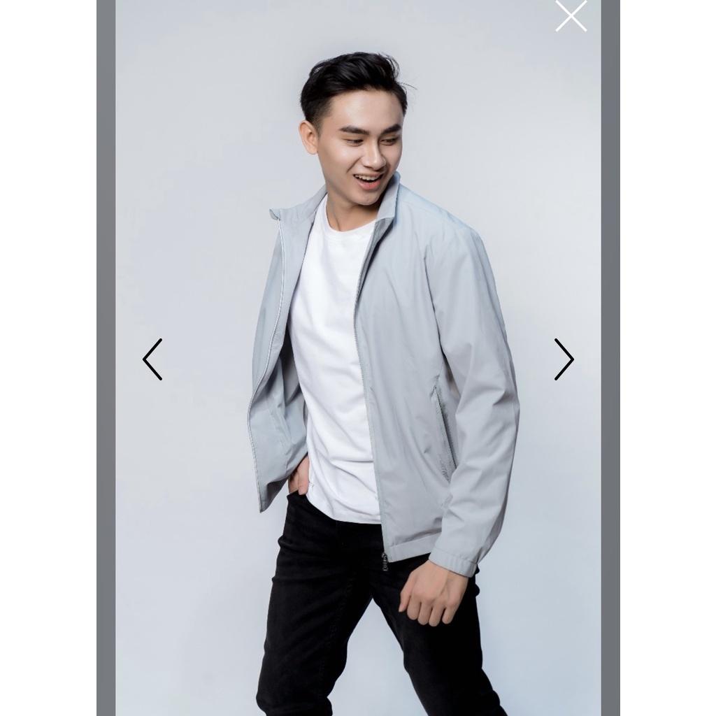OWEN - Áo khoác gió nam 2 lớp màu xÁM 61035- Áo khoác gió thể thao