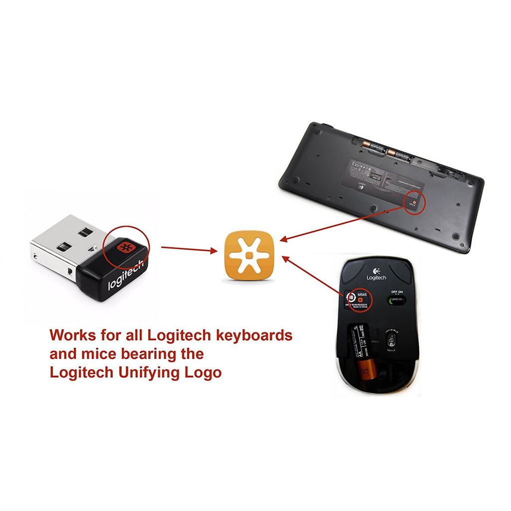 Đầu thu chuột USB Unifying Receiver Logitech - Hàng chính hãng